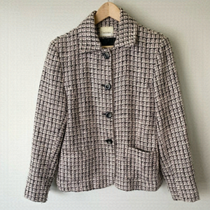 Vintage tweed style peacoat blazer